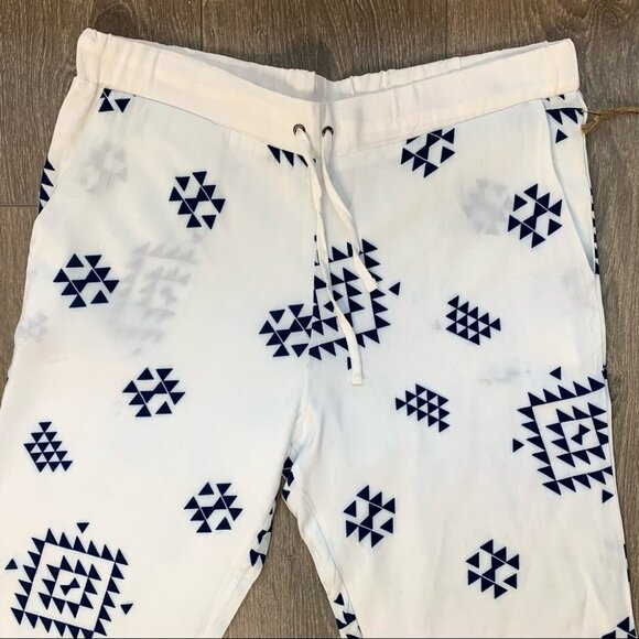 Revolve Plush Soleil Beach Print Pants Straight Leg High Waisted Size Small - Picture 5 of 13